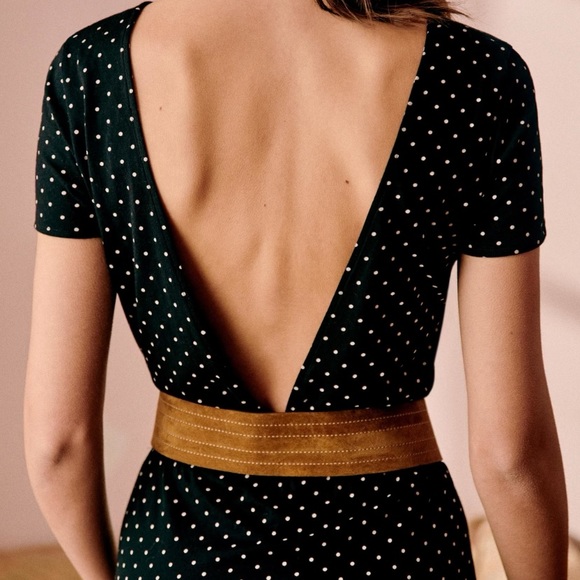 Sezane backless dress NWT - Picture 5 of 9